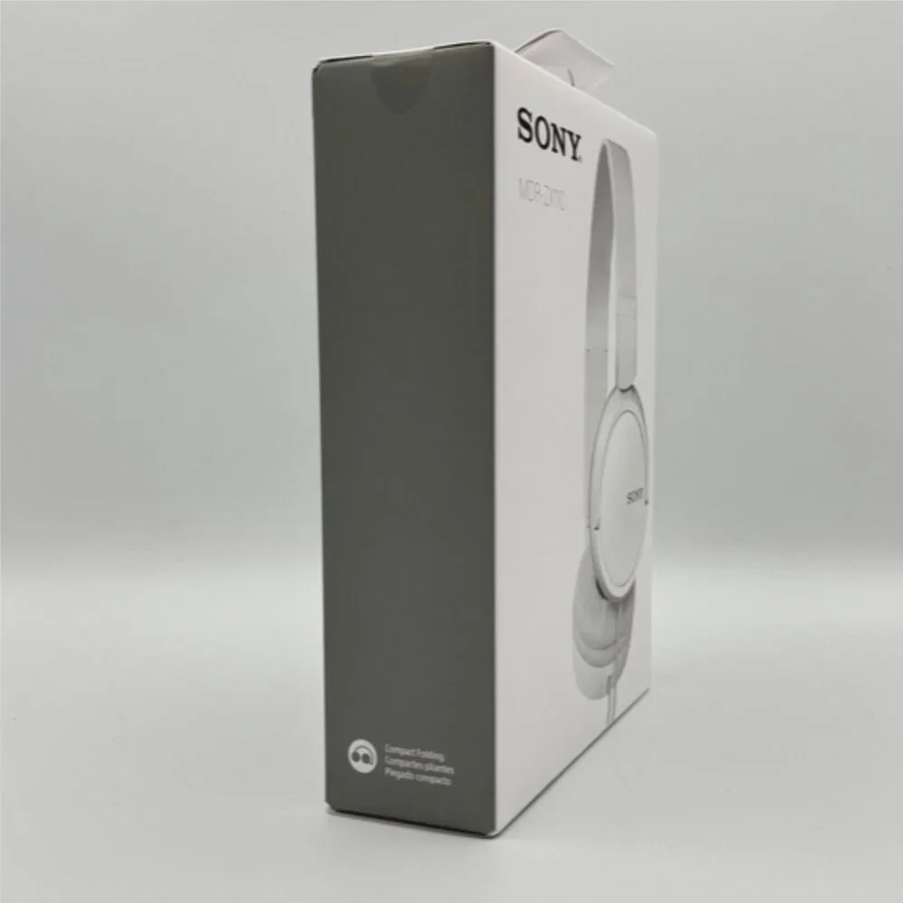 Sony Headphones  Wired On-Ear zX Series   White MDR-ZX110 NEW in BOX